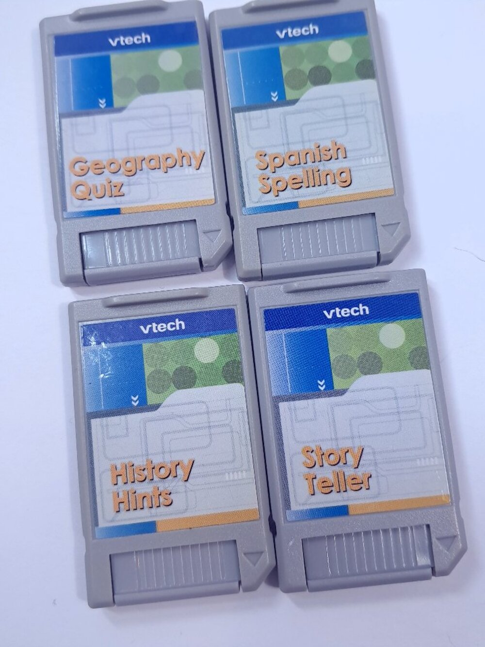 VTech Nitro notebook laptop Game Cartridge set Geography Spanish History Story